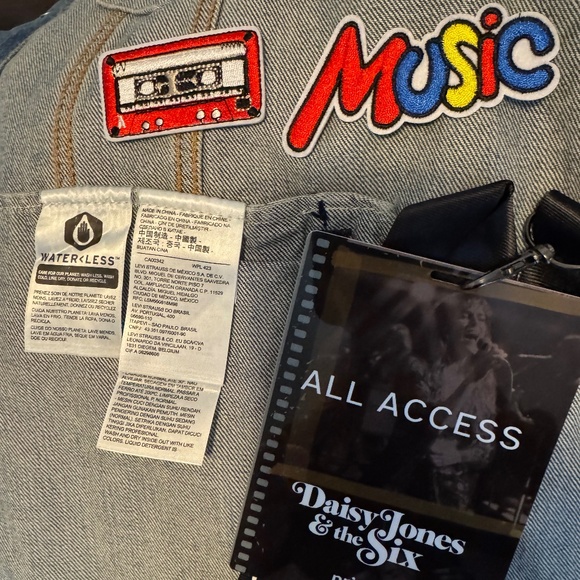 Daisy Jones and the Six crew gift Levi’s Jean jacket XL Virgil style - Picture 10 of 12